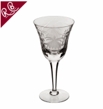 ROYAL BRIERLEY FUCHSIA GOBLET GLASS